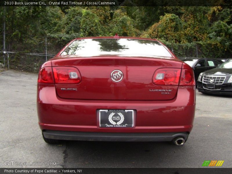 Crystal Red Tintcoat / Cocoa/Cashmere 2010 Buick Lucerne CXL