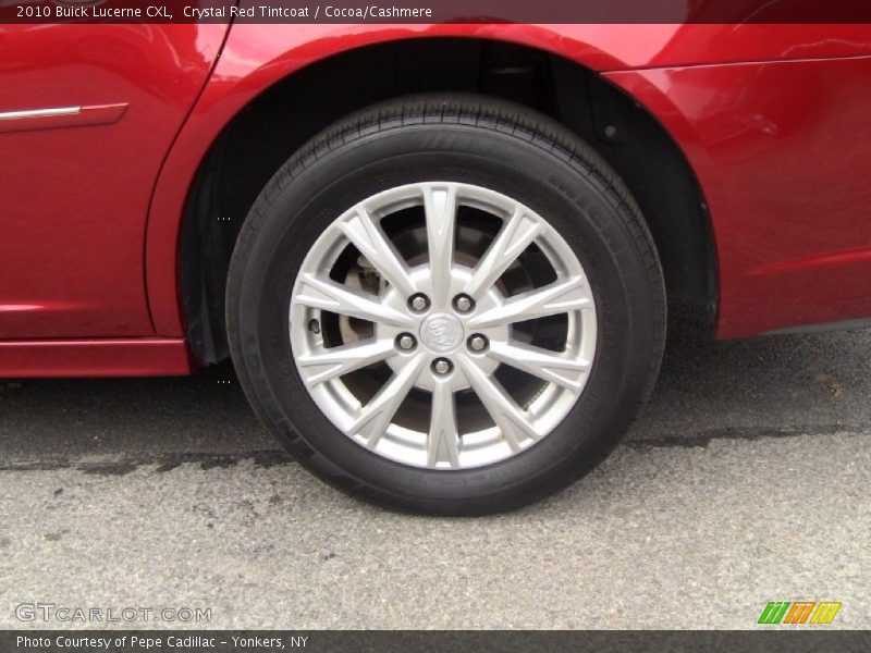 Crystal Red Tintcoat / Cocoa/Cashmere 2010 Buick Lucerne CXL
