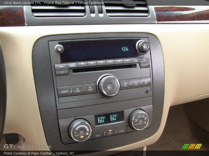 Crystal Red Tintcoat / Cocoa/Cashmere 2010 Buick Lucerne CXL