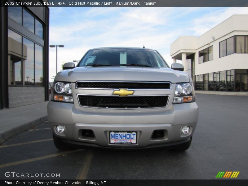 Gold Mist Metallic / Light Titanium/Dark Titanium 2009 Chevrolet Suburban LT 4x4