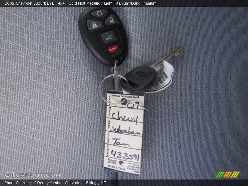 Gold Mist Metallic / Light Titanium/Dark Titanium 2009 Chevrolet Suburban LT 4x4