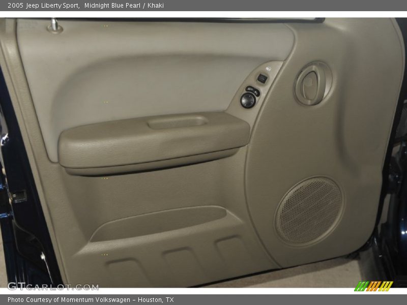 Midnight Blue Pearl / Khaki 2005 Jeep Liberty Sport