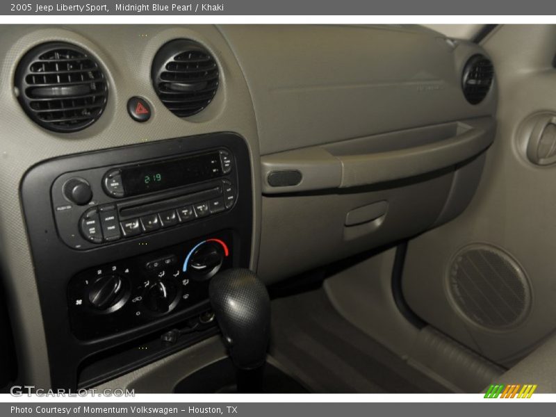 Midnight Blue Pearl / Khaki 2005 Jeep Liberty Sport