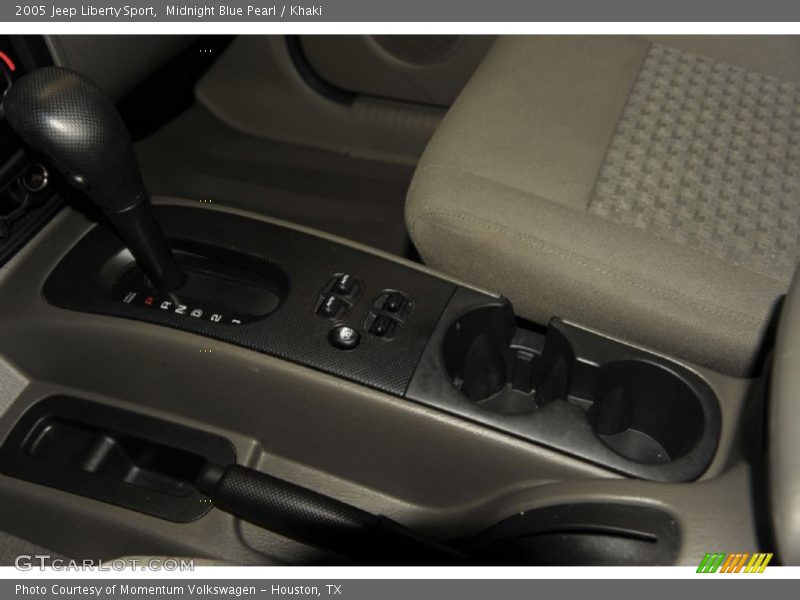 Midnight Blue Pearl / Khaki 2005 Jeep Liberty Sport