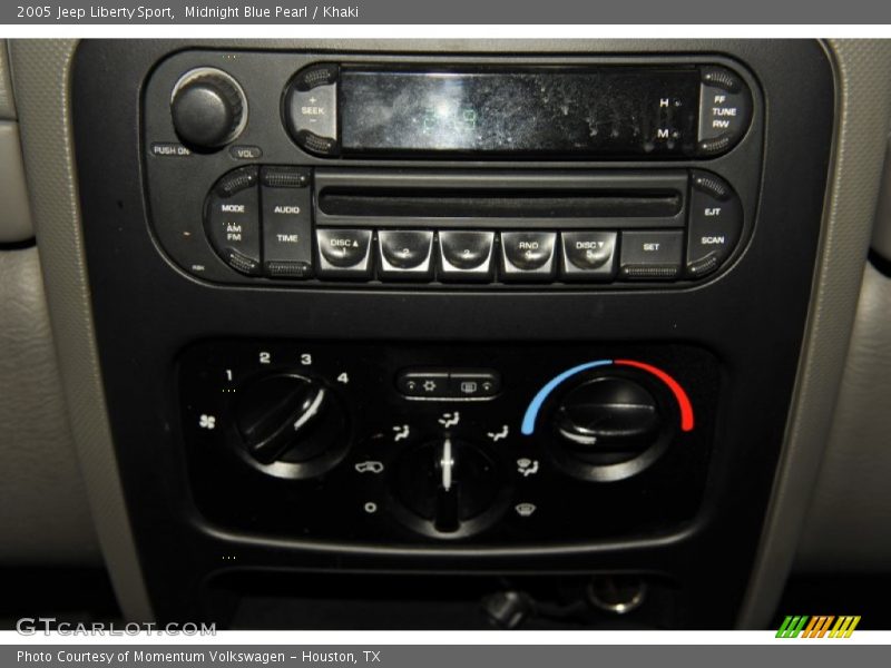 Midnight Blue Pearl / Khaki 2005 Jeep Liberty Sport