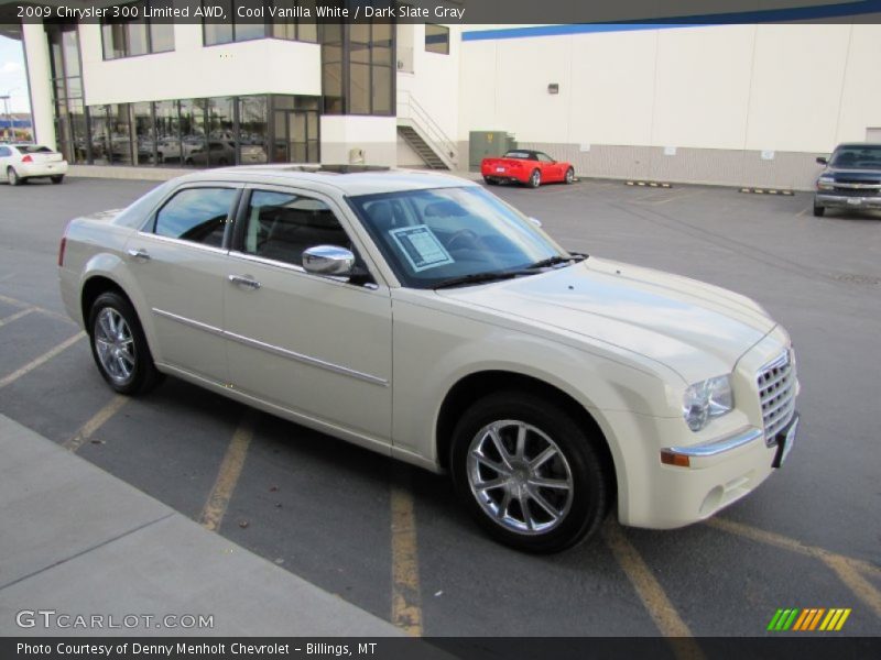 Cool Vanilla White / Dark Slate Gray 2009 Chrysler 300 Limited AWD
