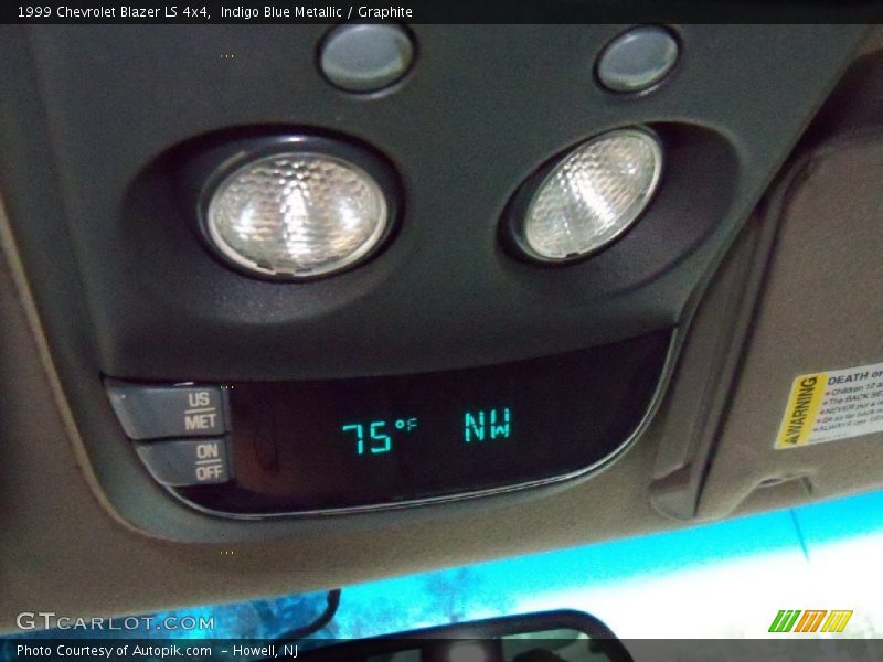 Indigo Blue Metallic / Graphite 1999 Chevrolet Blazer LS 4x4