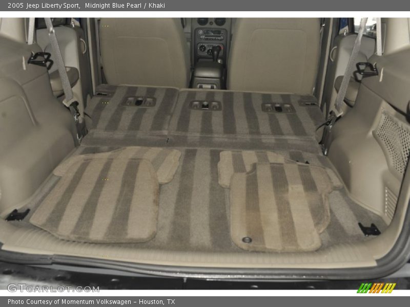 Midnight Blue Pearl / Khaki 2005 Jeep Liberty Sport