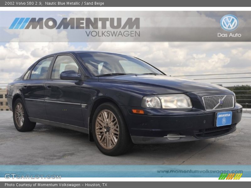 Nautic Blue Metallic / Sand Beige 2002 Volvo S80 2.9
