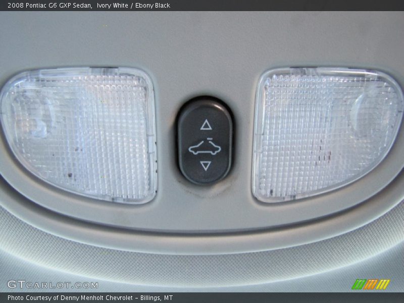 Ivory White / Ebony Black 2008 Pontiac G6 GXP Sedan