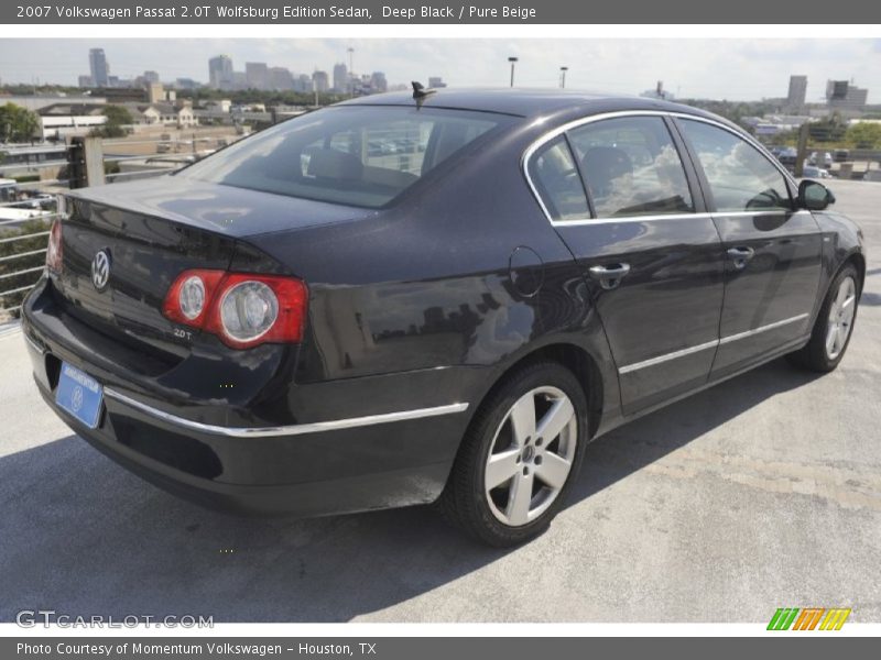 Deep Black / Pure Beige 2007 Volkswagen Passat 2.0T Wolfsburg Edition Sedan