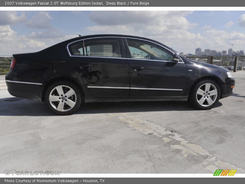 Deep Black / Pure Beige 2007 Volkswagen Passat 2.0T Wolfsburg Edition Sedan