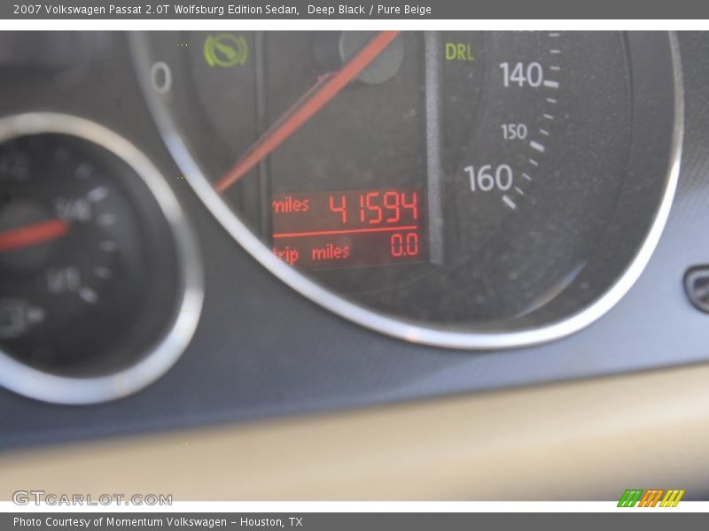 Deep Black / Pure Beige 2007 Volkswagen Passat 2.0T Wolfsburg Edition Sedan