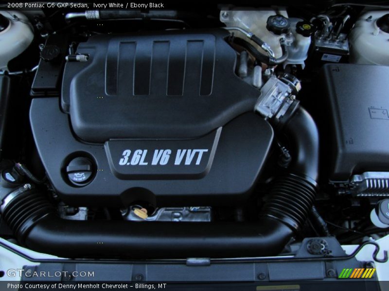 Ivory White / Ebony Black 2008 Pontiac G6 GXP Sedan