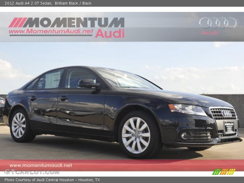 Brilliant Black / Black 2012 Audi A4 2.0T Sedan