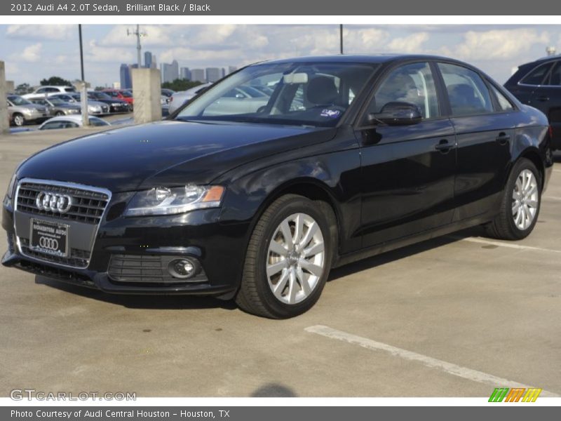 Brilliant Black / Black 2012 Audi A4 2.0T Sedan