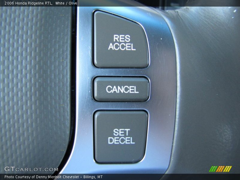 White / Olive 2006 Honda Ridgeline RTL