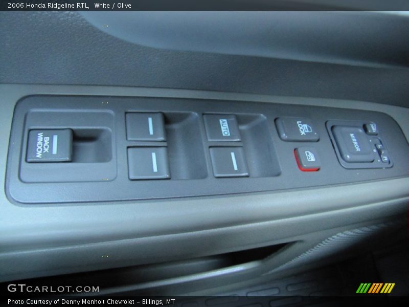White / Olive 2006 Honda Ridgeline RTL
