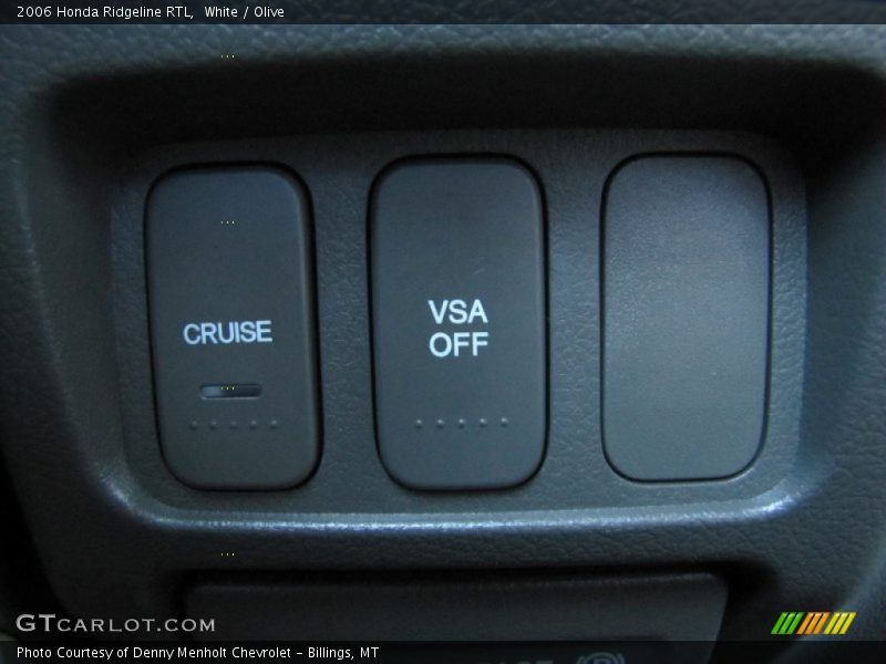White / Olive 2006 Honda Ridgeline RTL