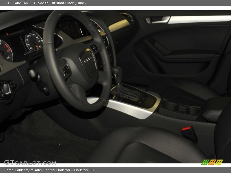 Brilliant Black / Black 2012 Audi A4 2.0T Sedan