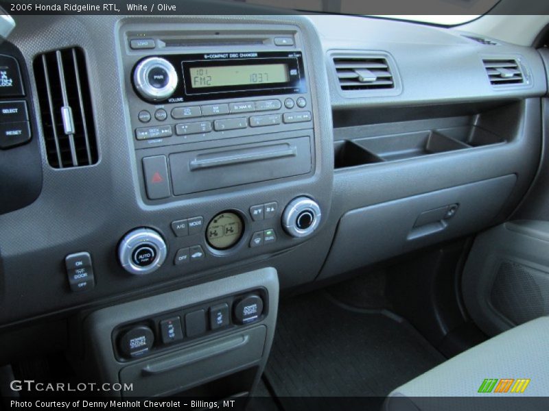 White / Olive 2006 Honda Ridgeline RTL