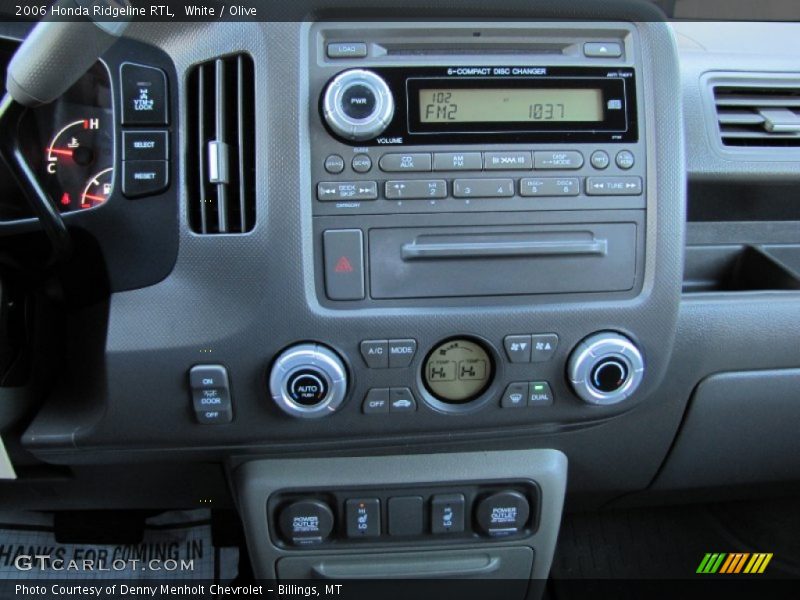 White / Olive 2006 Honda Ridgeline RTL