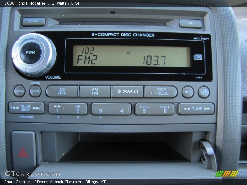 White / Olive 2006 Honda Ridgeline RTL