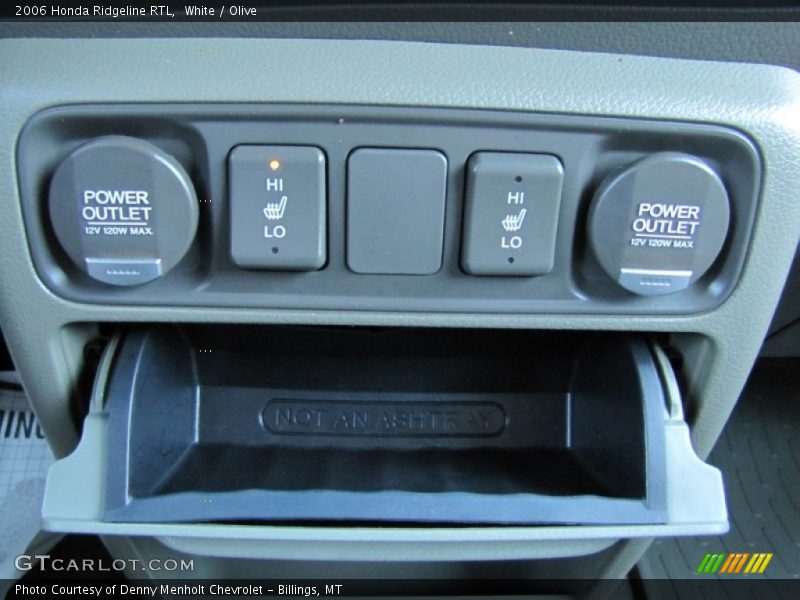 White / Olive 2006 Honda Ridgeline RTL