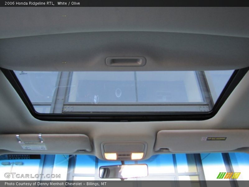 White / Olive 2006 Honda Ridgeline RTL