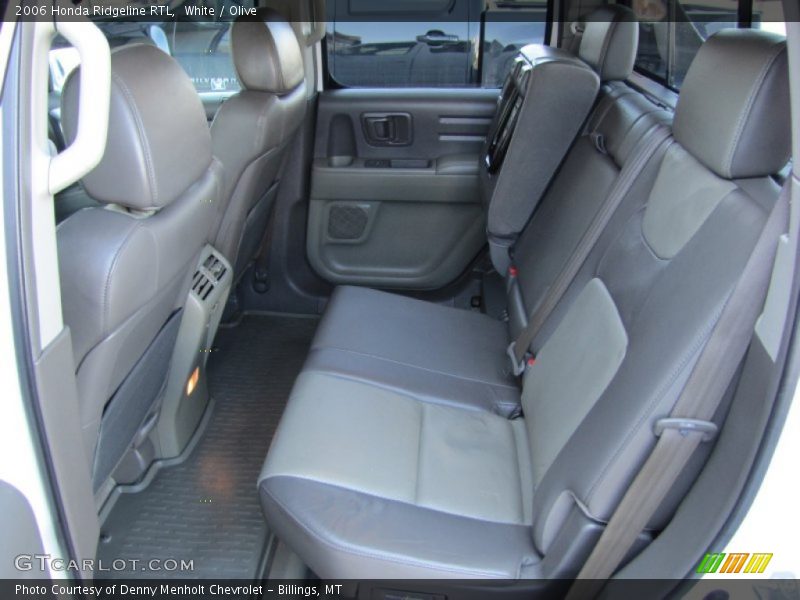 White / Olive 2006 Honda Ridgeline RTL