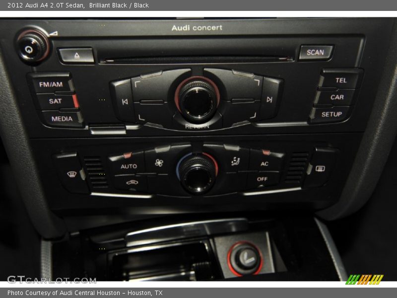 Brilliant Black / Black 2012 Audi A4 2.0T Sedan