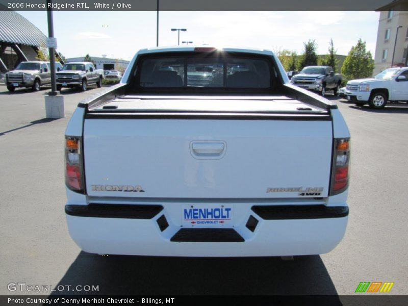 White / Olive 2006 Honda Ridgeline RTL