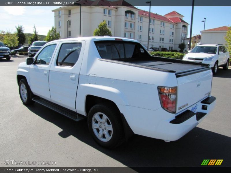 White / Olive 2006 Honda Ridgeline RTL