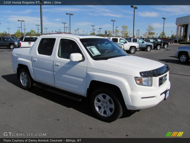 White / Olive 2006 Honda Ridgeline RTL