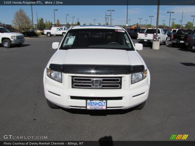 White / Olive 2006 Honda Ridgeline RTL