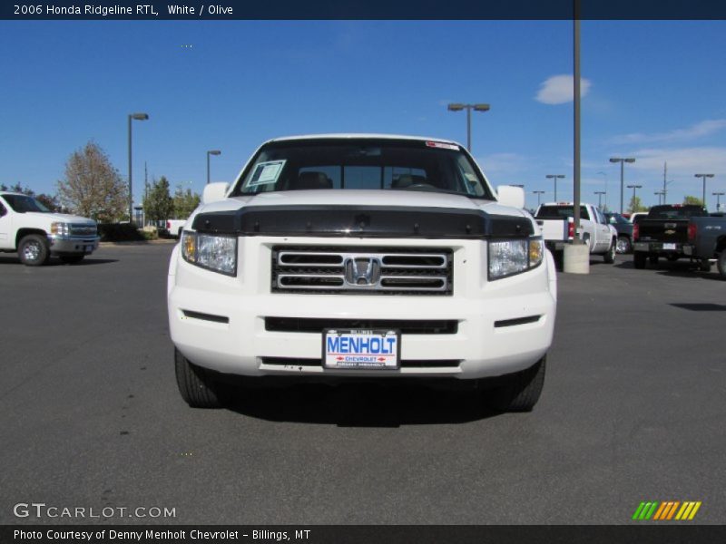 White / Olive 2006 Honda Ridgeline RTL