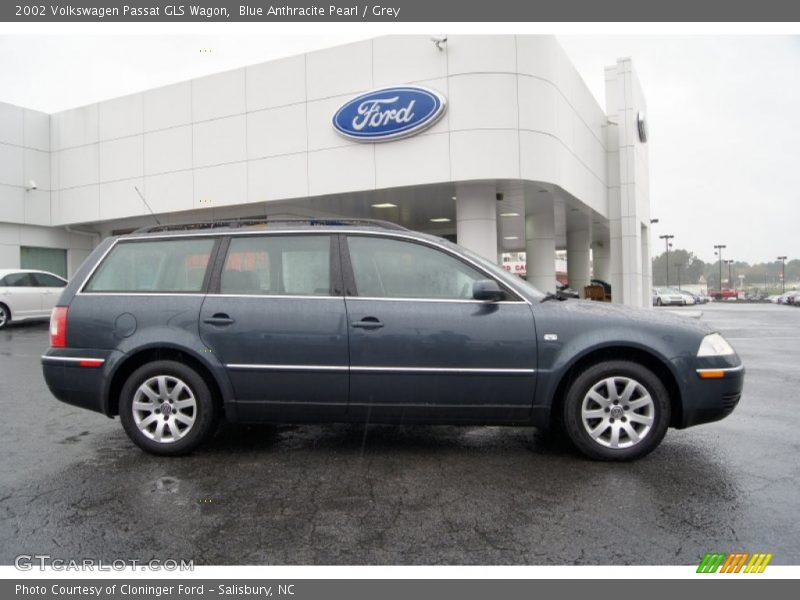 Blue Anthracite Pearl / Grey 2002 Volkswagen Passat GLS Wagon
