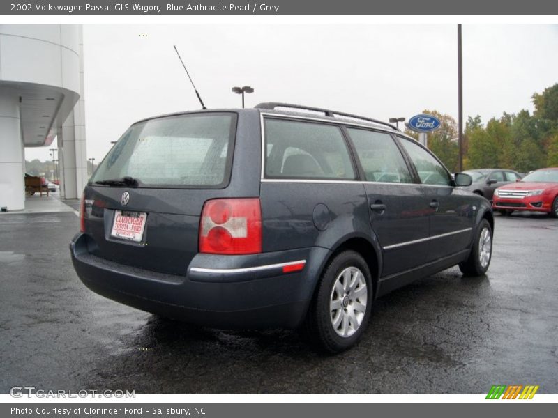 Blue Anthracite Pearl / Grey 2002 Volkswagen Passat GLS Wagon