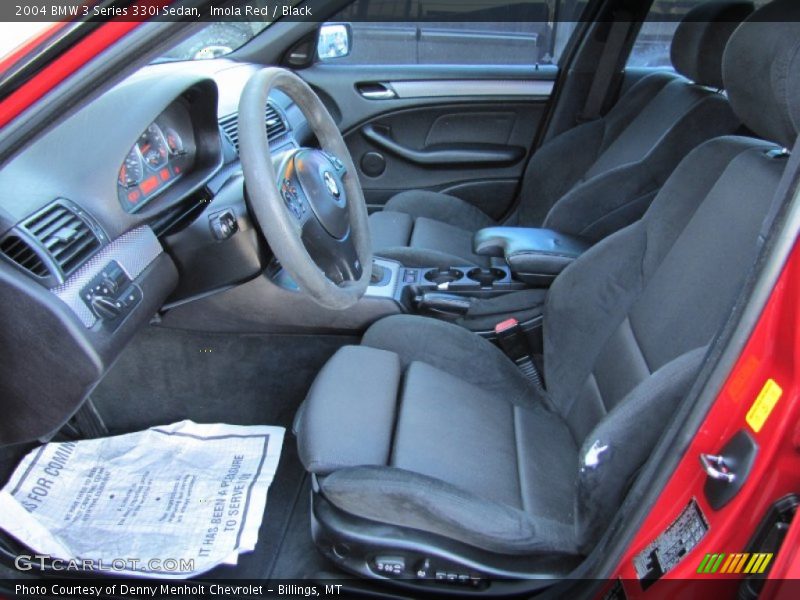 Imola Red / Black 2004 BMW 3 Series 330i Sedan