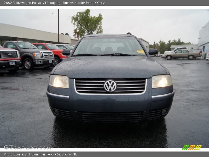 Blue Anthracite Pearl / Grey 2002 Volkswagen Passat GLS Wagon
