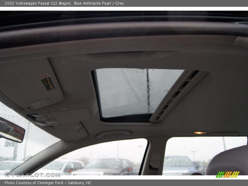 Blue Anthracite Pearl / Grey 2002 Volkswagen Passat GLS Wagon