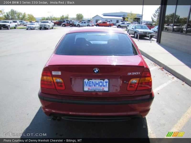 Imola Red / Black 2004 BMW 3 Series 330i Sedan