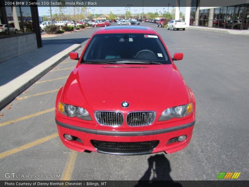 Imola Red / Black 2004 BMW 3 Series 330i Sedan