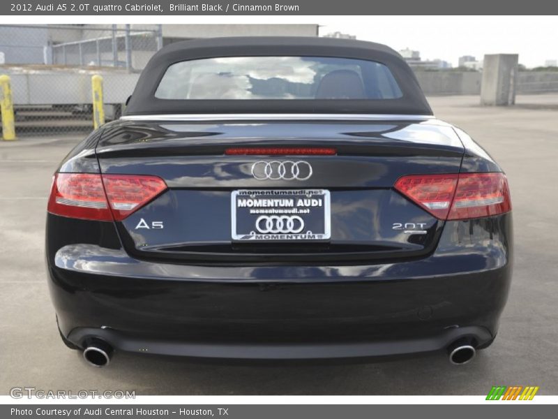 Brilliant Black / Cinnamon Brown 2012 Audi A5 2.0T quattro Cabriolet