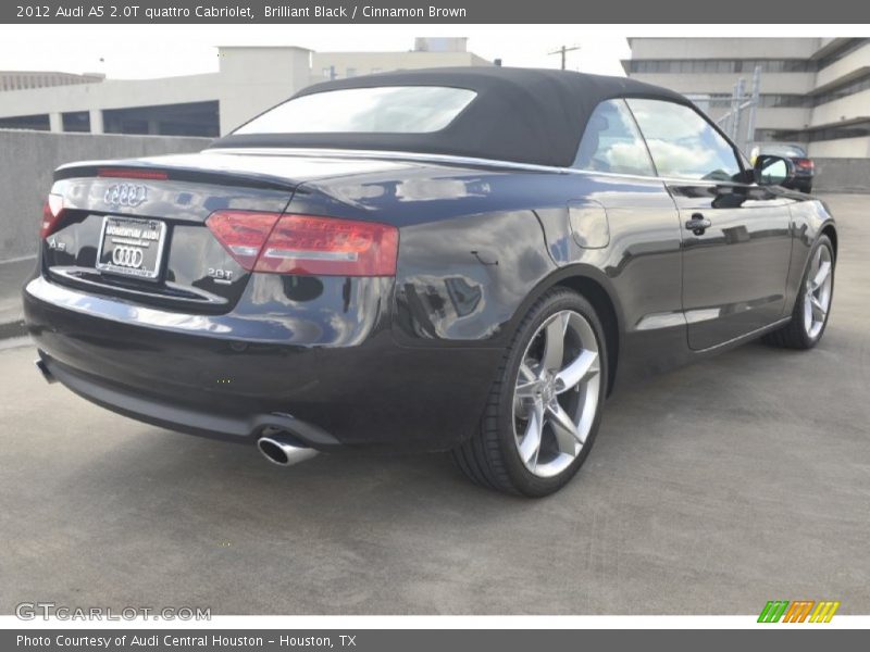 Brilliant Black / Cinnamon Brown 2012 Audi A5 2.0T quattro Cabriolet