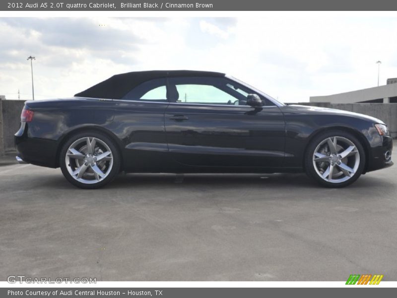 Brilliant Black / Cinnamon Brown 2012 Audi A5 2.0T quattro Cabriolet