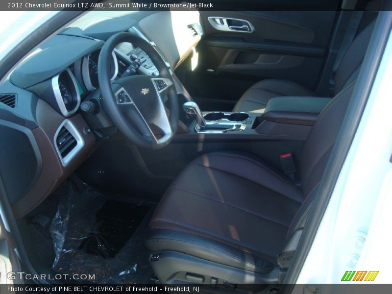 Summit White / Brownstone/Jet Black 2012 Chevrolet Equinox LTZ AWD