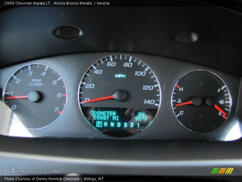 Mocha Bronze Metallic / Neutral 2009 Chevrolet Impala LT