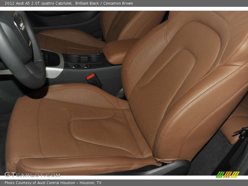 Brilliant Black / Cinnamon Brown 2012 Audi A5 2.0T quattro Cabriolet
