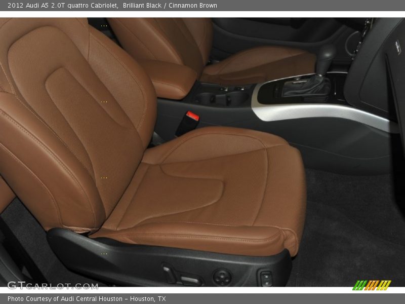 Brilliant Black / Cinnamon Brown 2012 Audi A5 2.0T quattro Cabriolet